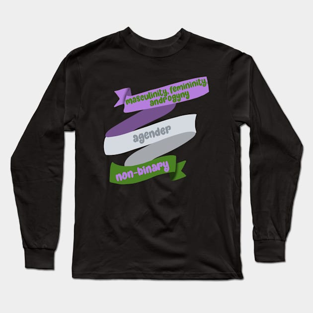 Genderqueer Long Sleeve T-Shirt by Becky-Marie